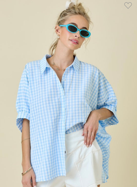 Gingham + Grace Shirt